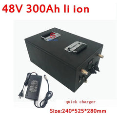 lithium ion 48V 300AH li ion battery for 7000w scooter bike Solar