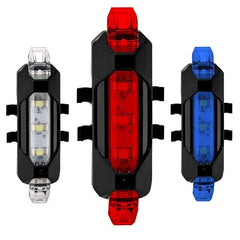 USB Rechargeable Waterproof Mountain Bike Lamp Warning Cycling