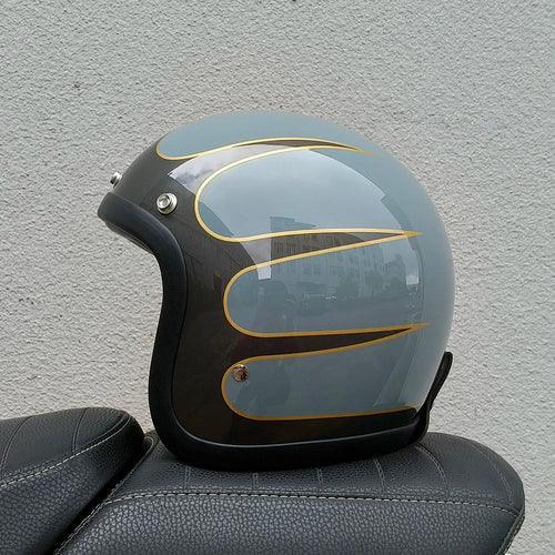 TT&COCASCOS 500TX Vintage Motorcycle Open Face Helmet Japan Technology