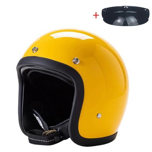 TT&COCASCOS 500TX Vintage Motorcycle Open Face Helmet Japan Technology