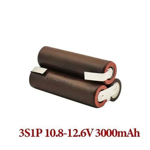 HG2 18650 3000mAh 6000mAh 20amps 3S 4S 5S 6S 8S 7.4V 12.6V 14.8V 18V