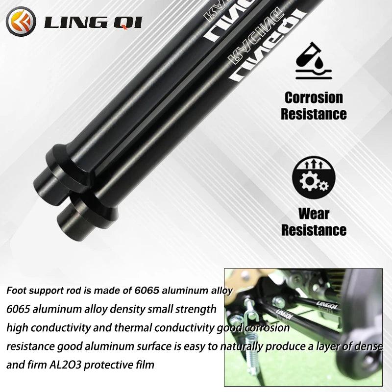 6065 CNC Electric Motorcycle Retrofitting Upgrading Foot Pegs Support