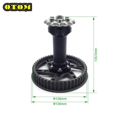 Motorcycle For SURRON Light Bee Center Axle Sleeve Assembly Axis Set