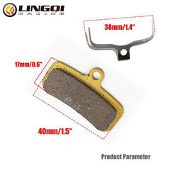 LingQi Motorcycle Transmission System Light Bee X S Silent Brake Pads
