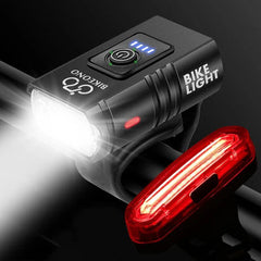 Bicycle Light T6 LED Front USB Rechargeable MTB Mountain Bicycle Lamp