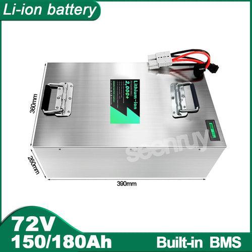SEENRUY 72V 150AH 180AH Li-ion Lithium Polymer Battery Perfect For