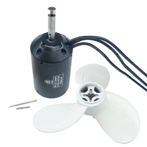 Flipsky Inrunner Brushless DC 65111 Motor 160KV 3000W for Surfing Boat