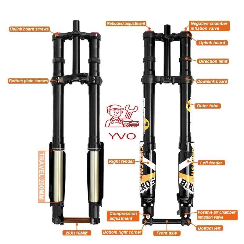 Fastace Electric Dirt bike Fork 26/27.5/29 Inch DH Hydraulic