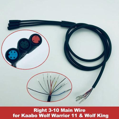 Wolf GT Main Wire Cables Mainline TFT Minimotors Line for Kaabo Wolf