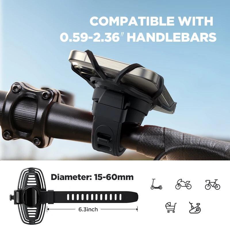 Joyroom Bike Phone Mount Holder Universal Cell Phone Mount for 4-7"