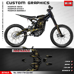 KUNGFU GRAPHICS Racing Graphics Vinyl Decal for Surron Light Bee X