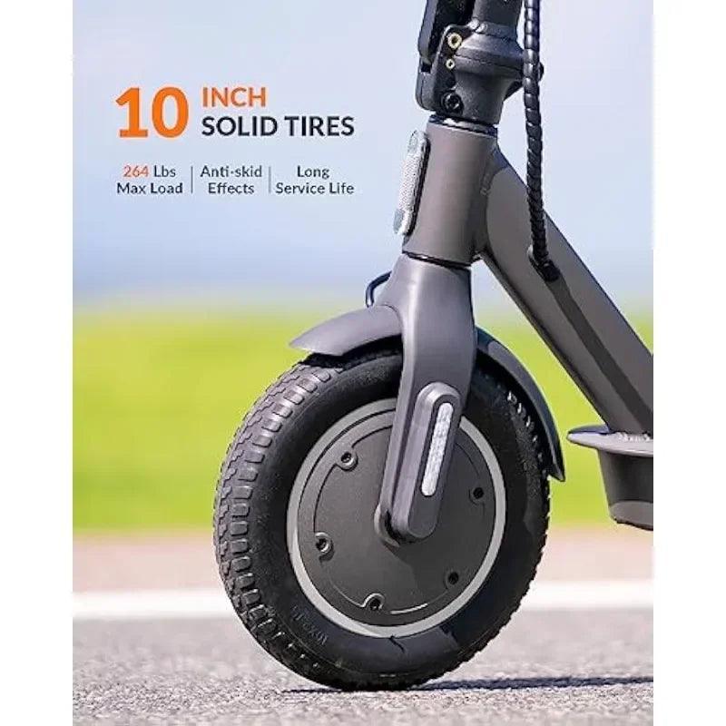 V30PRO Electric Scooter with Turn Signals - 19.9 Miles Range & 18 MPH, 350W Motor, 10" Inner-Support Tires
