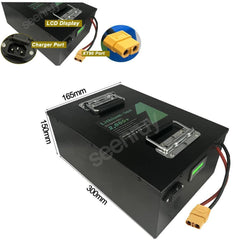 120V 30Ah Li ion With Charger 32S Lithium Polymer Battery Pack For