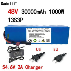48V Battery Pack e-bike battery 30Ah 18650 li-ion battery pack bike