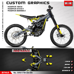 KUNGFU GRAPHICS Adhesive Sticker Vinyl Decal for Surron Light Bee X