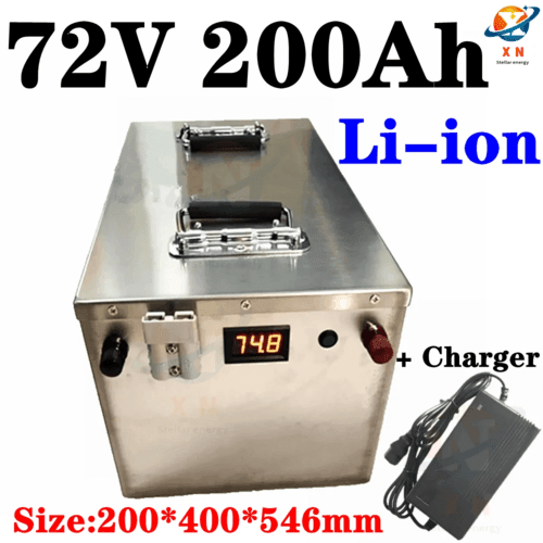 waterproof 72v 200Ah lithium ion battery li ion with BMS for 7200W
