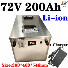 waterproof 72v 200Ah lithium ion battery li ion with BMS for 7200W
