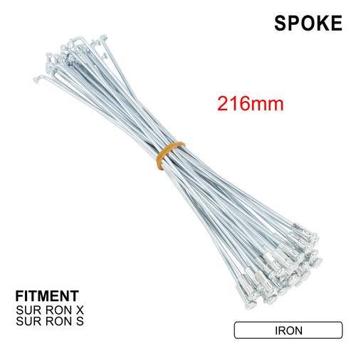 Wheel Spokes Nipples Motorcycle Accessories Iron 212mm Front 216mm