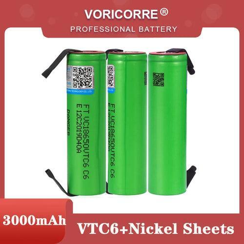 VariCore VTC6 3.7V 3000 mAh 18650 Li-ion Rechargeable Battery
