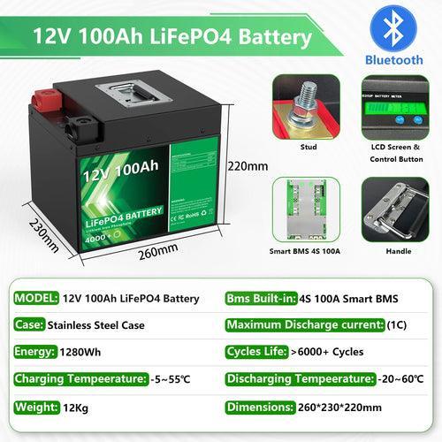 LiFePO4 24V 300Ah 200Ah 12V 100Ah 140Ah 48V Battery Pack 7680Wh Grade