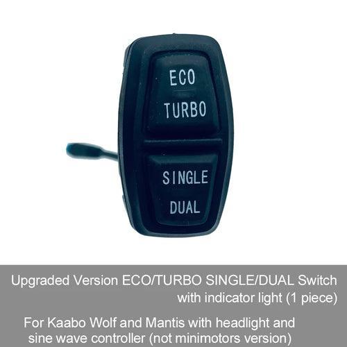 Upgraded Switch with Indicator Light ECO TURBO SINGLE DUAL Button for