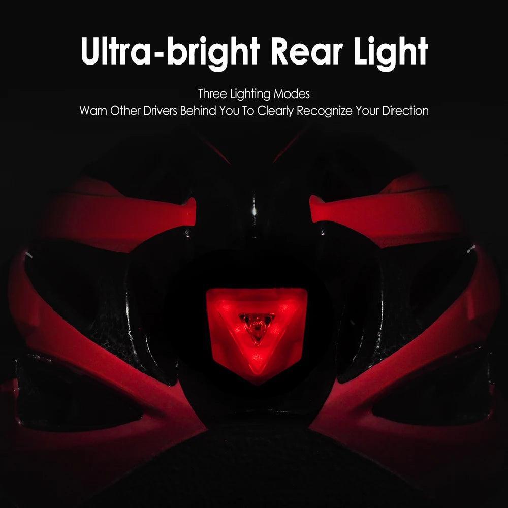 VICTGOAL Bicycle Helmet For Men Taillight Magnetic Goggles UV400 Lens