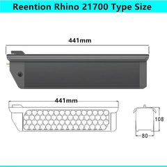 48V 52V 15Ah 20Ah Reention Rhino Li-ion 21700 E-bike Battery for