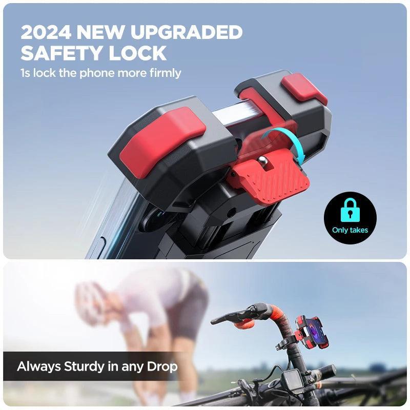 Joyroom Bike Phone Mount Motorcycle Phone Holder Upgrade Adjustable