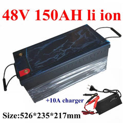 lithium 48V 150AH li ion battery BMS 5000W 7000W UPS scooter EV