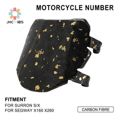 Funparts Front Number Plate Motor Accessories Carbon Fiber Panel For