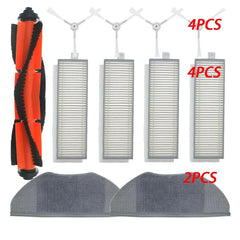 Roller Side Brush Hepa Filter Mop Cloth Bumper Stripe for Xiaomi Mi G1