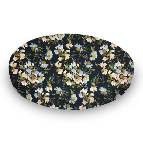 SheetWorld Fitted Oval Crib Sheet Fits Stokke Sleepi - 100% Cotton
