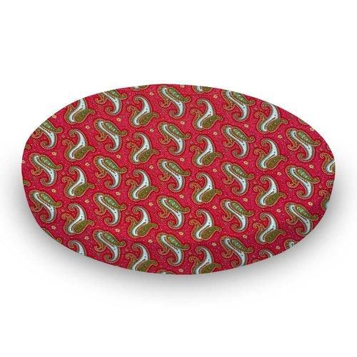 SheetWorld Fitted Oval Crib Sheet Fits Stokke Sleepi - 100% Cotton