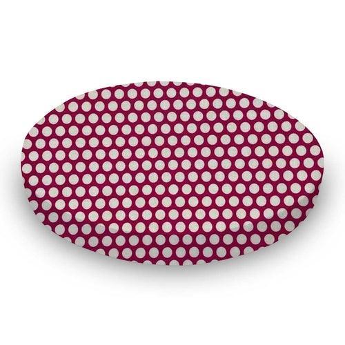 SheetWorld Fitted Oval Crib Sheet Fits Stokke Mini - 100% Cotton Woven