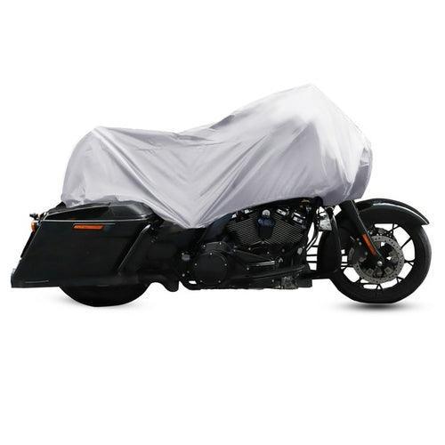 210t Half Motorcycle Cover Waterproof Outdoor Dustproof Rain Dust Anti