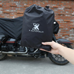 210t Half Motorcycle Cover Waterproof Outdoor Dustproof Rain Dust Anti