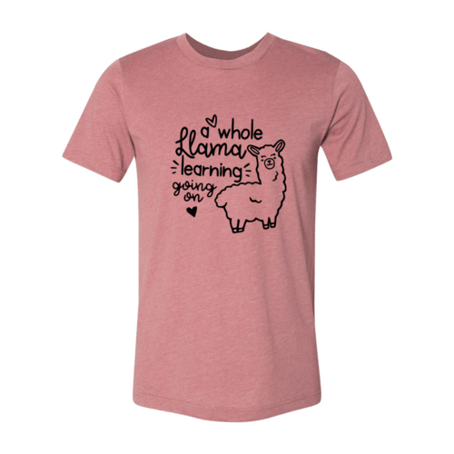 A Whole Llama Learning Going On Shirt - VirtuousWares:Global