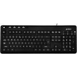 A4tech KD-126 LED Backlight Keyboard- USB- US layout- with blue backli - VirtuousWares:Global