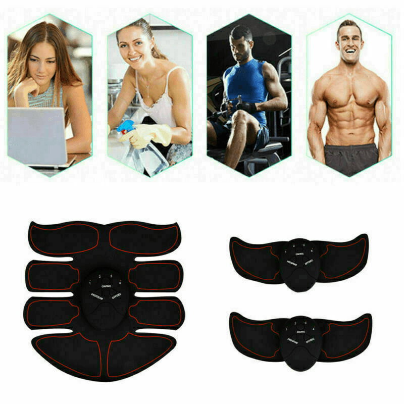 Abdominal Muscle Training Toning Belt EMS trainer Fitness Belt - VirtuousWares:Global