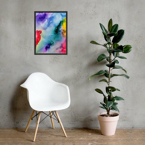 Abstract Framed photo paper poster - VirtuousWares:Global