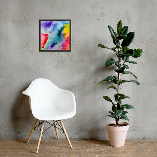 Abstract Framed photo paper poster - VirtuousWares:Global