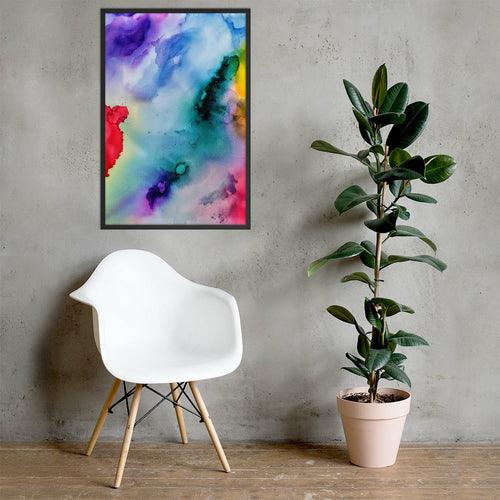 Abstract Framed photo paper poster - VirtuousWares:Global