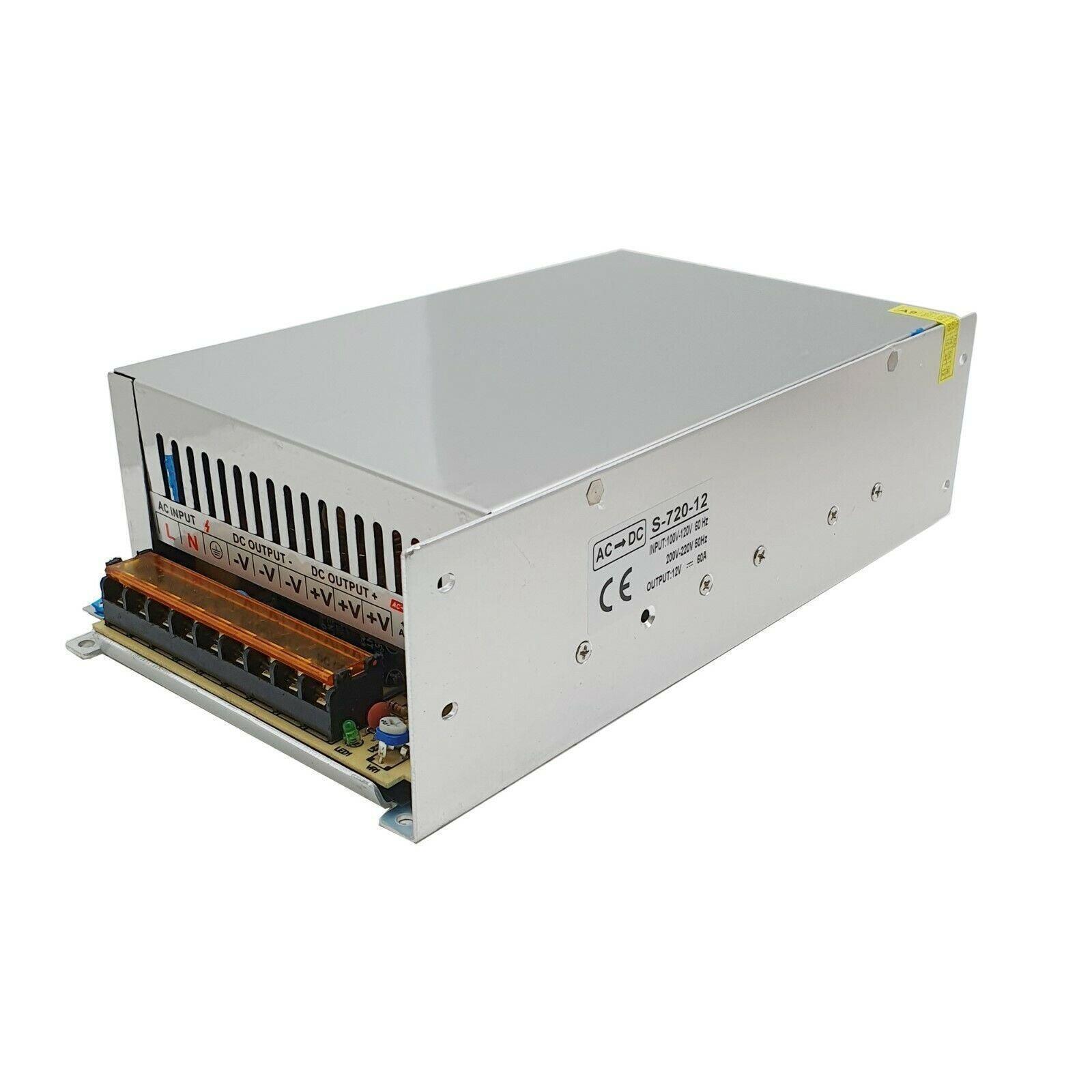 AC 100/240V to DC12V 12W -720W Regulated Switching Power Supply Led - VirtuousWares:Global