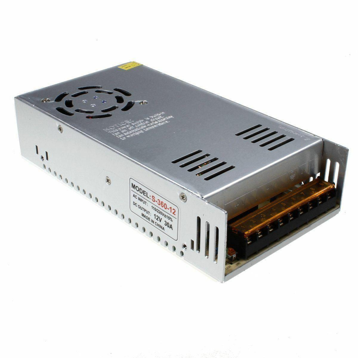 AC 100/240V to DC12V 12W -720W Regulated Switching Power Supply Led - VirtuousWares:Global