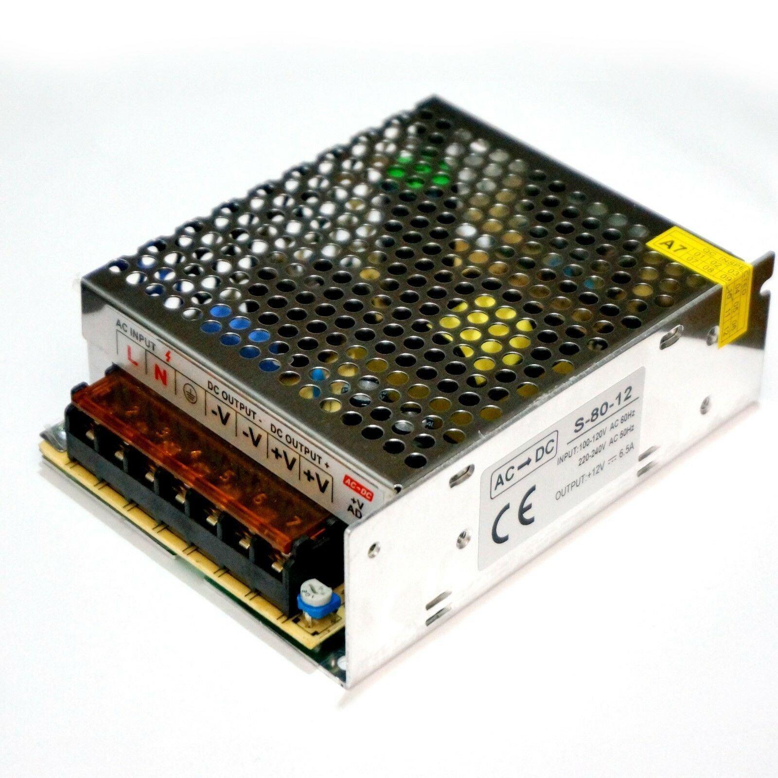AC 100/240V to DC12V 12W -720W Regulated Switching Power Supply Led - VirtuousWares:Global