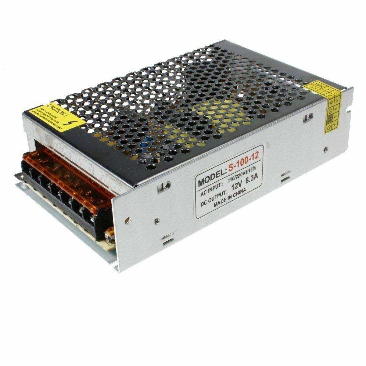 AC 100/240V to DC12V 12W -720W Regulated Switching Power Supply Led - VirtuousWares:Global
