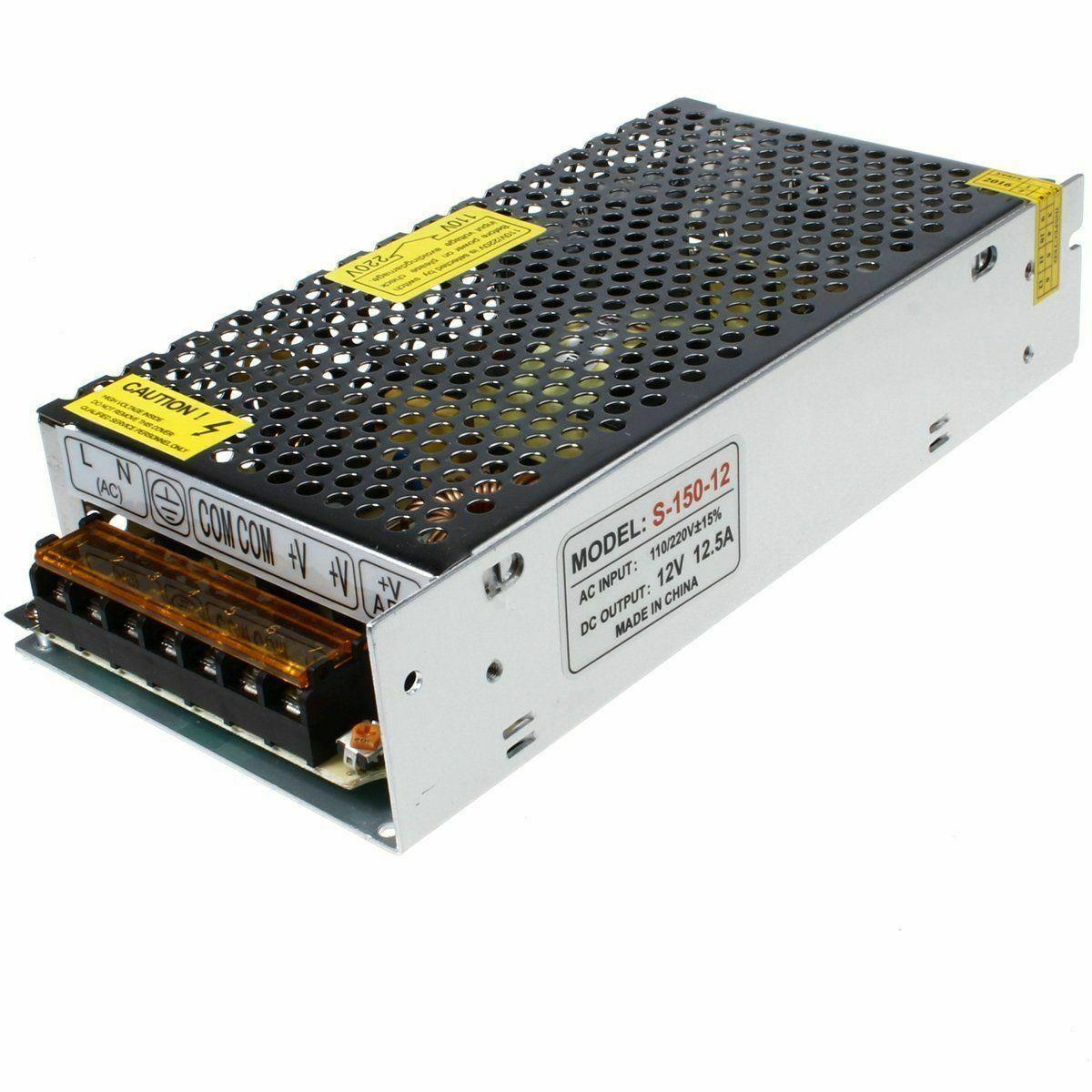 AC 100/240V to DC12V 12W -720W Regulated Switching Power Supply Led - VirtuousWares:Global