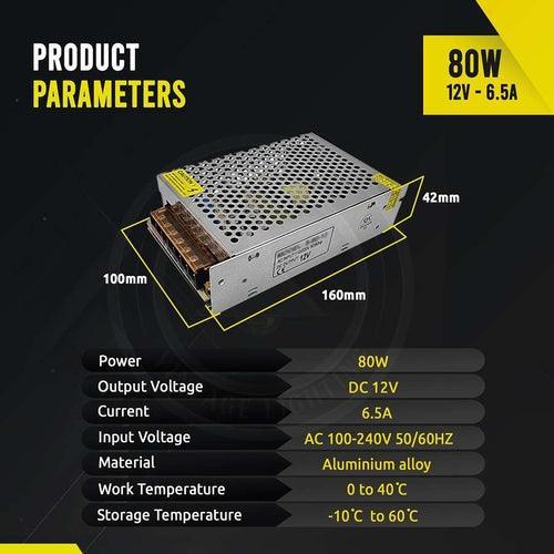 AC 100/240V to DC12V 12W -720W Regulated Switching Power Supply Led - VirtuousWares:Global
