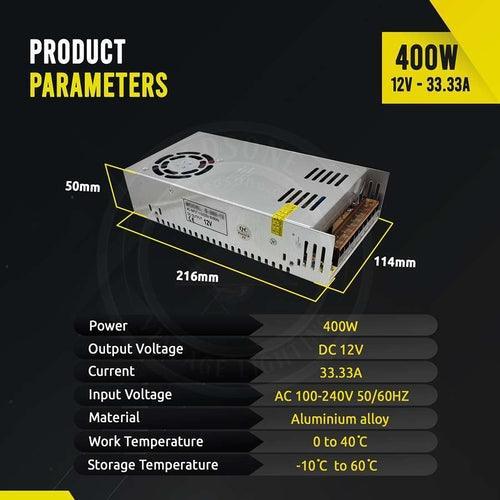 AC 100/240V to DC12V 12W -720W Regulated Switching Power Supply Led - VirtuousWares:Global