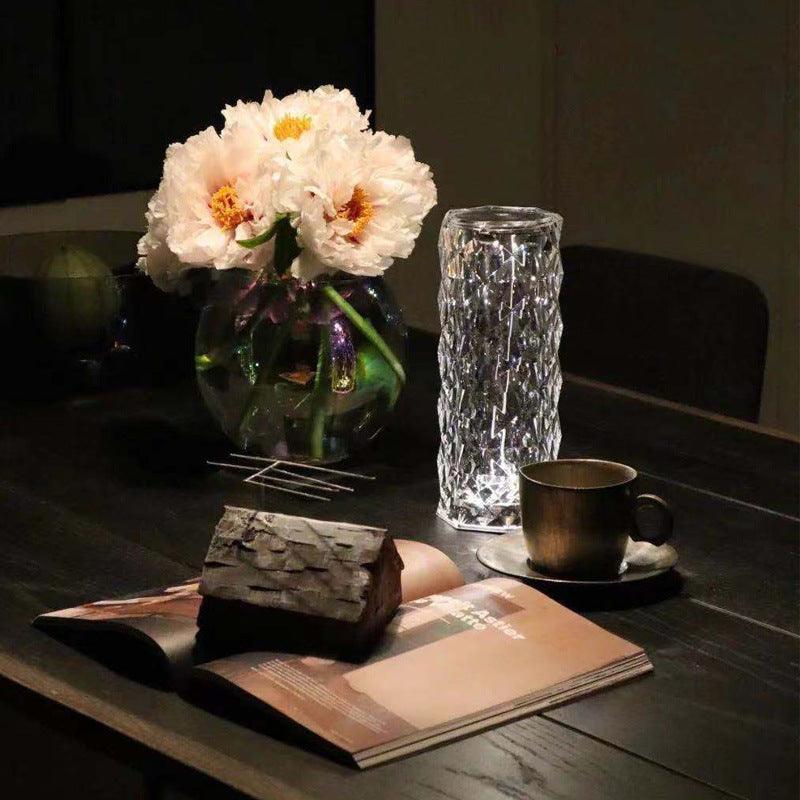 Acrylic Crystal Desk Lamp Touch Atmosphere Table Lamp Diamond Light - VirtuousWares:Global